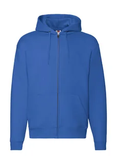 Fruit of the Loom Hoodievest met rits in Royal, voorkant