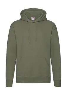 Fruit of the Loom Hoodie in Classic Olive, voorkant