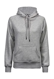 Tee Jays Women's hoodie in Heather Grey, voorkant