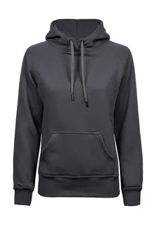 Tee Jays Women's hoodie in Dark Grey, voorkant