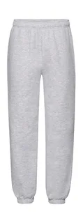 Fruit of the Loom Premium kinder joggingbroek met boorden in Heather Grey, voorkant