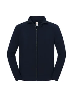 Fruit of the Loom Iconic Premium sweatvest in Deep Navy, voorkant
