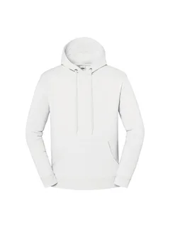 Fruit of the Loom Iconic Premium hoodie in White, voorkant