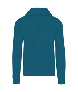 SG Signature tagless hoodie in Petrol, voorkant