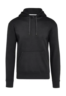 SG Signature tagless hoodie in Dark Black, voorkant