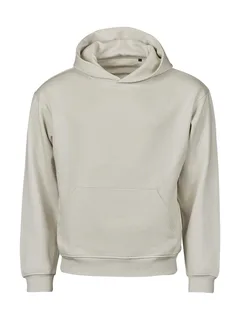 Tee Jays UNLABELED heavy relaxed-fit hoodie in Cement, voorkant