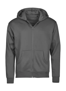Tee Jays UNLABELED hoodie met volledige rits in Powder Grey, voorkant