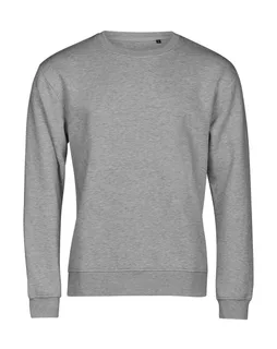 Tee Jays UNLABELED sweater in Heather Grey, voorkant