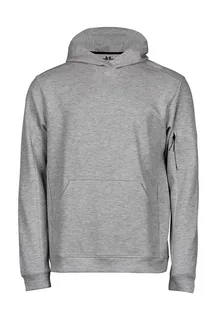 Tee Jays Sporthoodie in Heather Grey, voorkant