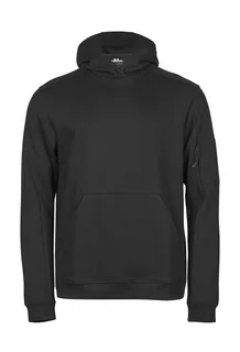 Tee Jays Sporthoodie in Black, voorkant