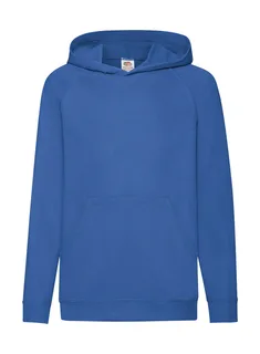 Fruit of the Loom Lichte kinderhoodie in Royal, voorkant