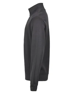 Tee Jays Geribde interlock sweater met halve rits – foto 2