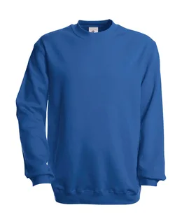 B&C Sweater Set-In - WU600 in Royal Blue, voorkant