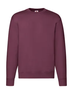 Fruit of the Loom Set-In Sweater in Burgundy, voorkant