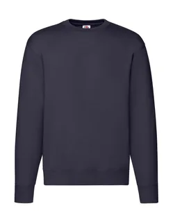 Fruit of the Loom Set-In Sweater in Deep Navy, voorkant
