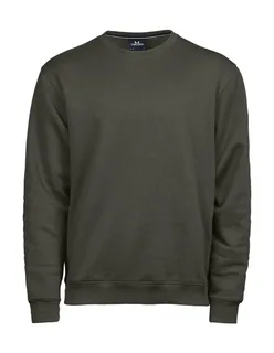 Tee Jays Zware sweater in Deep Green, voorkant