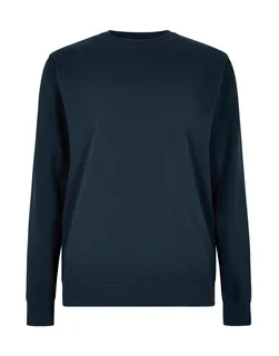 Kustom Kit Piqué sweater in Navy, voorkant