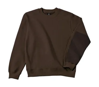 B&C Pro Hero Pro workwear sweater in Brown, voorkant