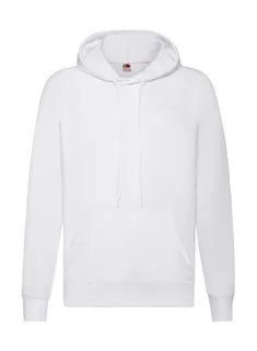 Fruit of the Loom Lichte hoodie in White, voorkant