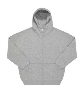 B&C Influence zip hoodie in Sport Grey, voorkant