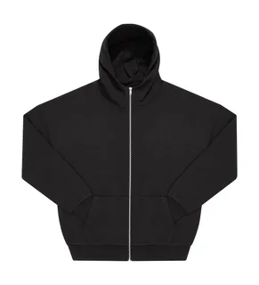 B&C Influence zip hoodie in Black, voorkant