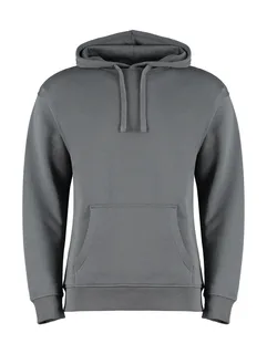 Kustom Kit Regular Fit Hoodie in Dark Grey, voorkant