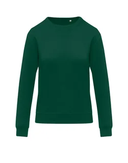 SG Originals dames sweater met ronde hals in Bottle Green, voorkant