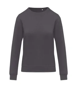 SG Originals dames sweater met ronde hals in Grey, voorkant
