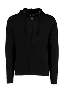 Kustom Kit Zip hoodie Superwash® 60°, regular fit in Black, voorkant
