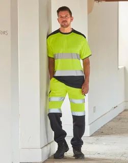 Yoko Tweekleurig hi-vis T-shirt – foto 6