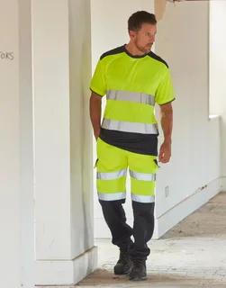 Yoko Tweekleurig hi-vis T-shirt – foto 7