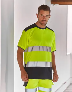 Yoko Tweekleurig hi-vis T-shirt – foto 5
