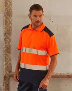 Yoko Tweekleurig hi-vis T-shirt – foto 2