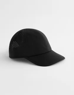 Beechfield Technical training cap in Black, voorkant