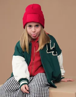 Beechfield Kinder Original muts met patch – foto 1