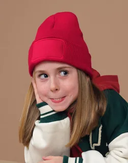 Beechfield Kinder Original muts met patch – foto 2