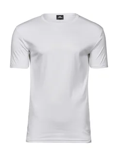 Tee Jays Heren interlock T-shirt in White, voorkant