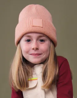 Beechfield Kids' deep cuffed beanie with tonal patch – foto 2