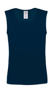 B&C Athletic tank top in Navy, voorkant