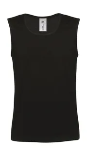 B&C Athletic tank top in Black, voorkant