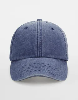 Beechfield Vintage kinderpet, low profile in Vintage Denim, voorkant