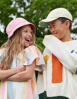 Beechfield 6-panel dad cap voor kinderen, low profile – foto 2