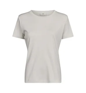 Tee Jays Women's Pima cotton T-shirt in Cement, voorkant