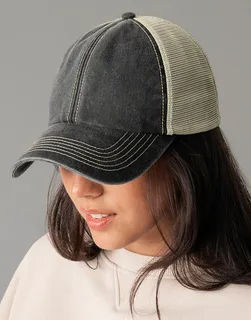 Beechfield 6 Panel Vintage Trucker – foto 3