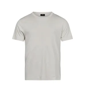 Tee Jays T-shirt van pimakatoen in Cement, voorkant