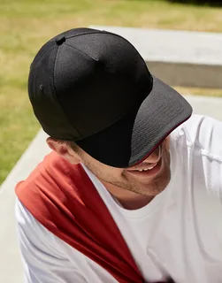 Beechfield EarthAware® Clas. Org. Cotton 5 Panel Sandwich Peak – foto 2