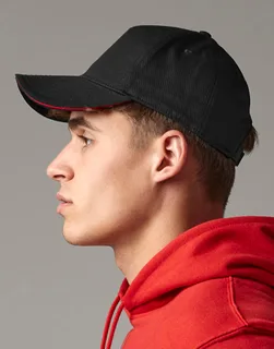 Beechfield EarthAware® Clas. Org. Cotton 5 Panel Sandwich Peak – foto 3