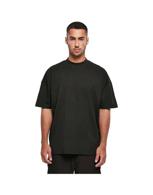 Build Your Brand Oversized T-shirt met opstaande hals