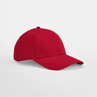 Beechfield EarthAware® klassieke 6-panel kinderpet van biologisch katoen in Classic Red, voorkant