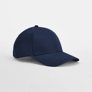 Beechfield EarthAware® klassieke 6-panel kinderpet van biologisch katoen in French Navy, voorkant